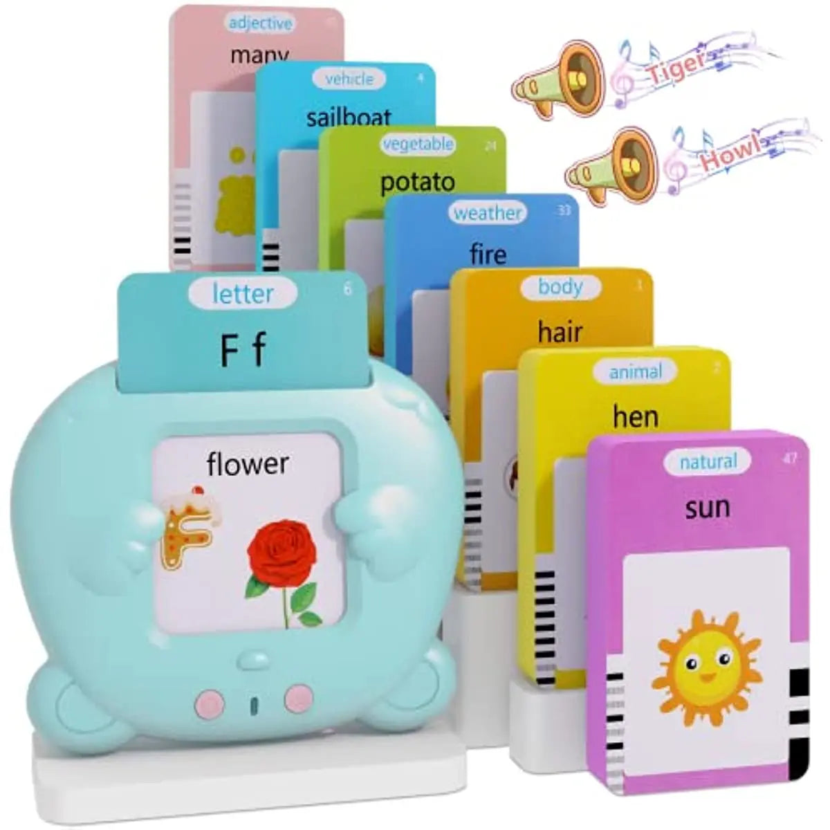 Preschool Learning Toy - Educational Talking Flash Cards