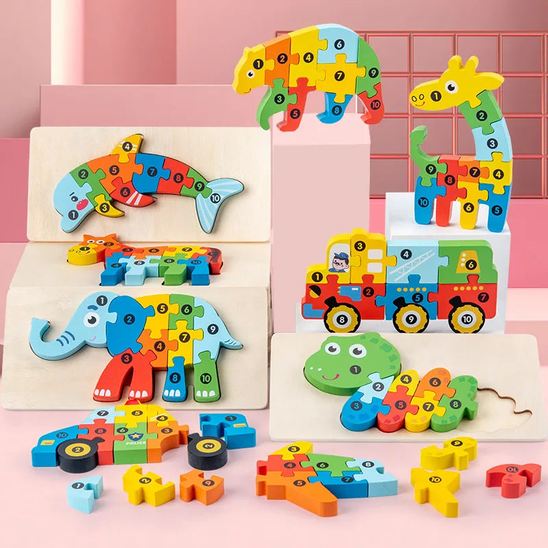 WOODEN MONTESSORI PUZZLES