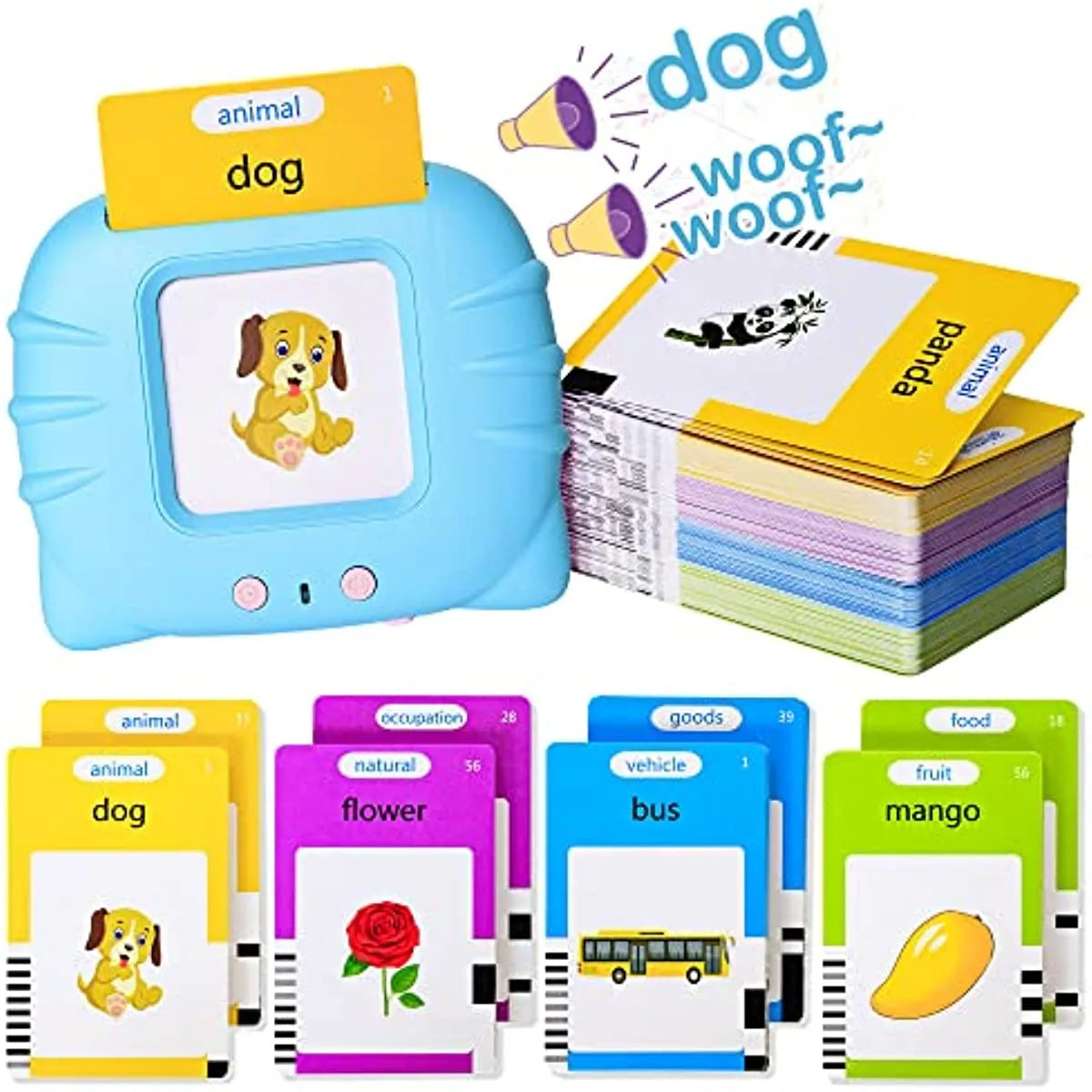 Preschool Learning Toy - Educational Talking Flash Cards
