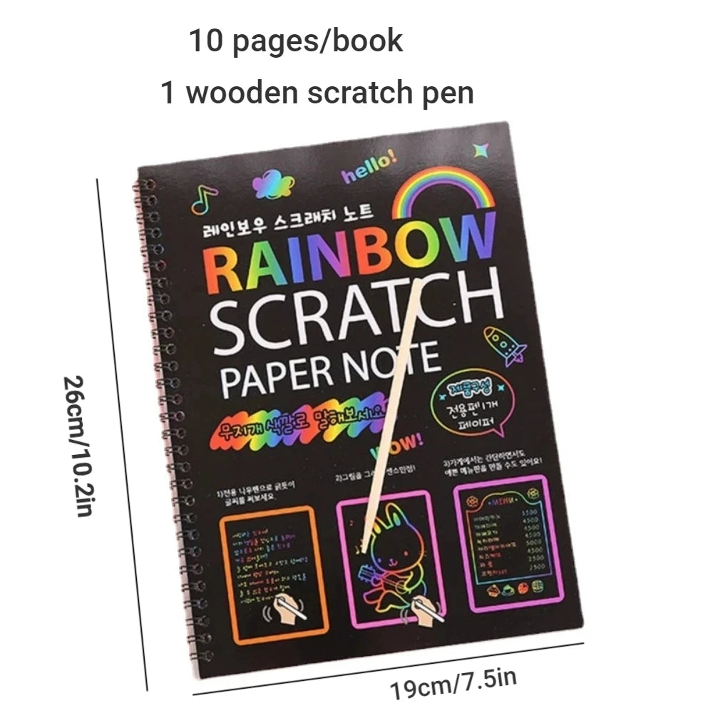 MAGIC RAINBOW SCRATCH BOOK